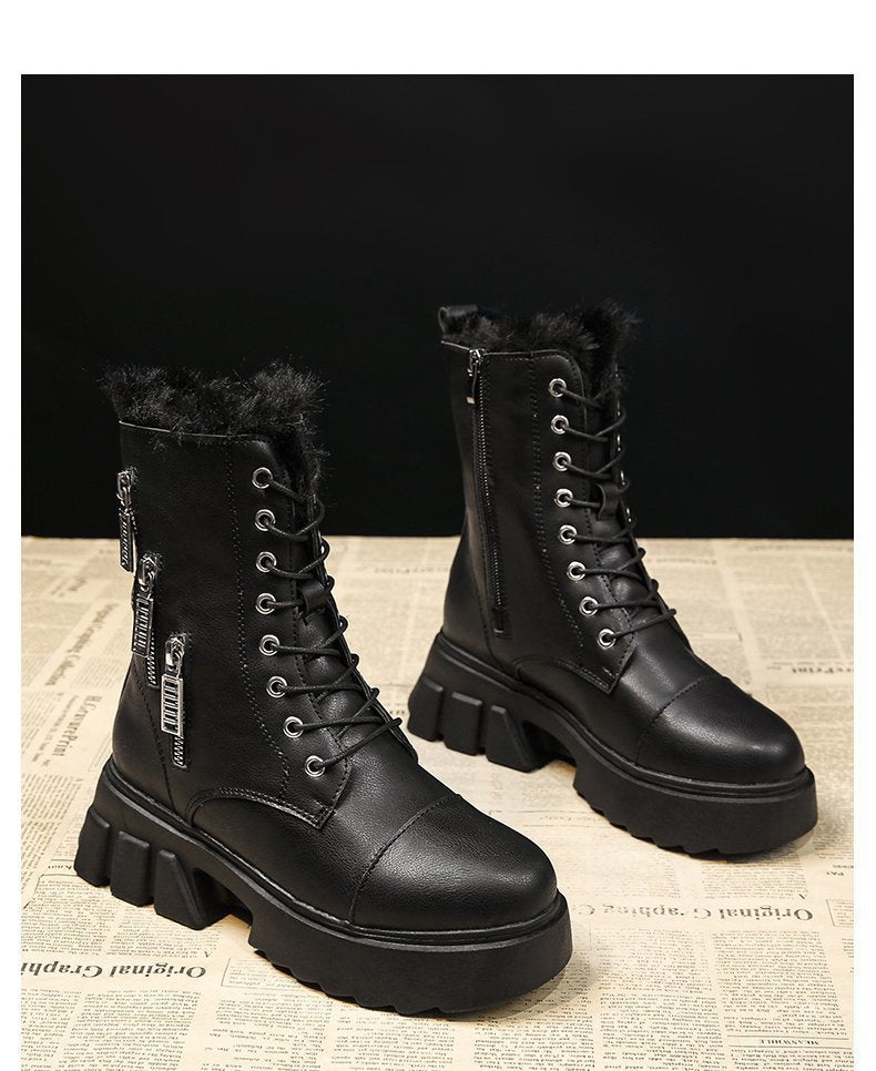 Thick thick heel Martin boots Angelwarriorfitness.com