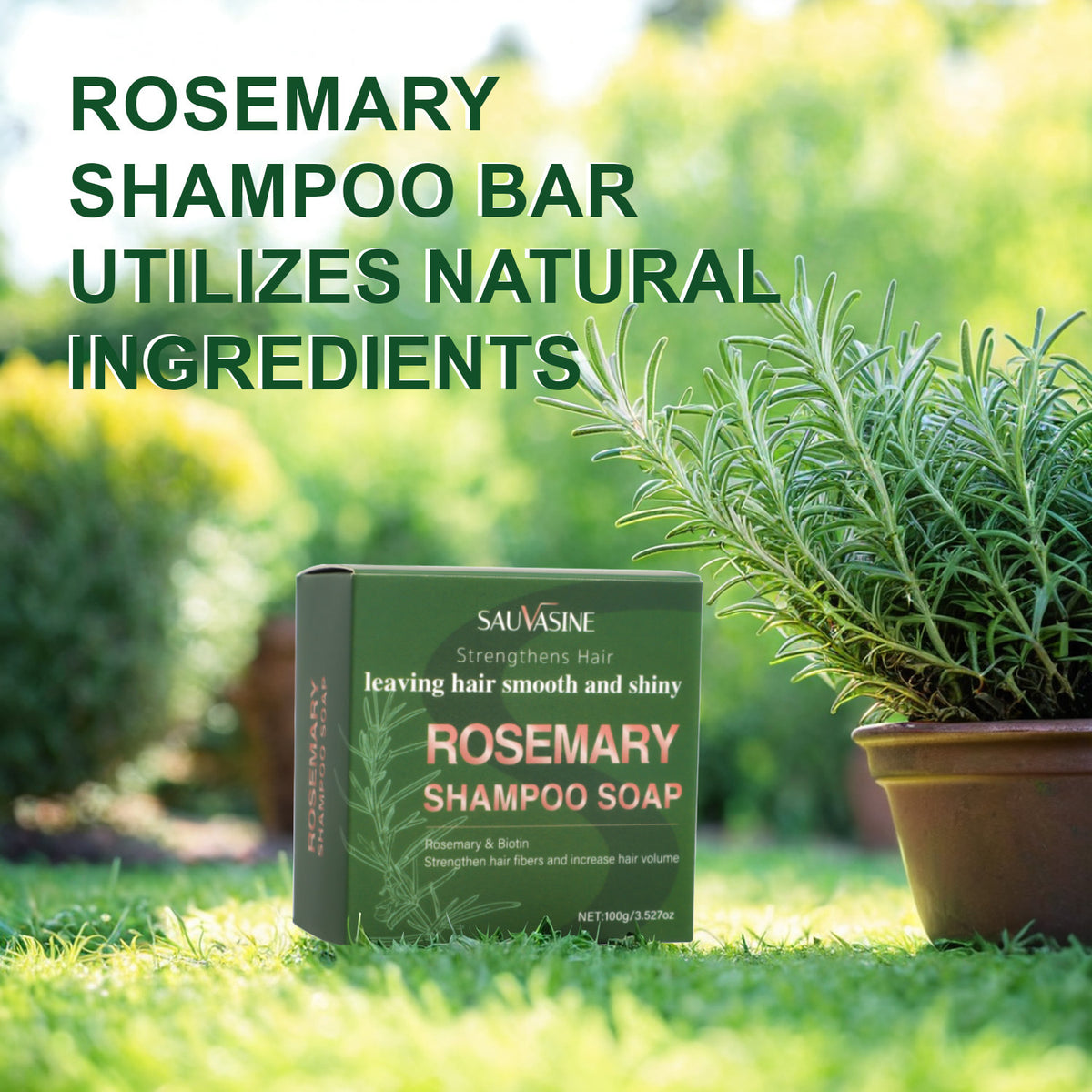 Rosemary Shampoo Soap Deep Cleaning Hair Care Angelwarriorfitness.com