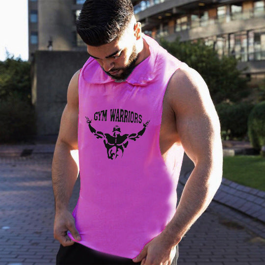 Waistcoat Vest Hipster Sportsman Summer Hooded Gym Angelwarriorfitness.com