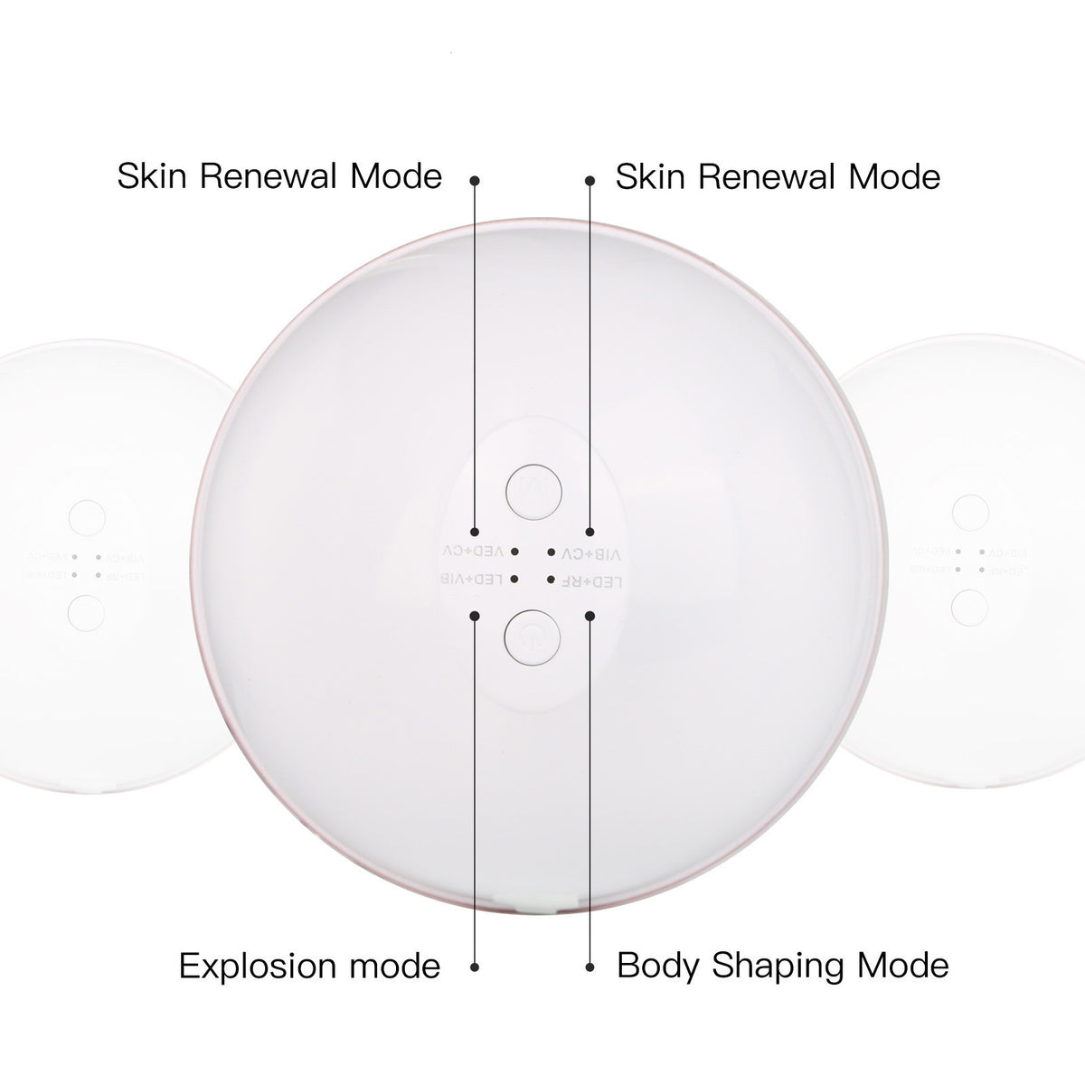 Ultrasonic Cavitation Body Slimming Massager Led Light Angelwarriorfitness.com