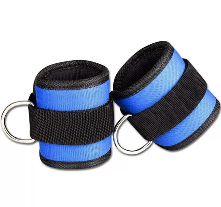 New D-ring Ankle Strap Buckle Adjustable Ankle Weights Gym Leg Ankle Cuffs Power Weight Lifting Fitness Rope 1/2PC Angelwarriorfitness.com