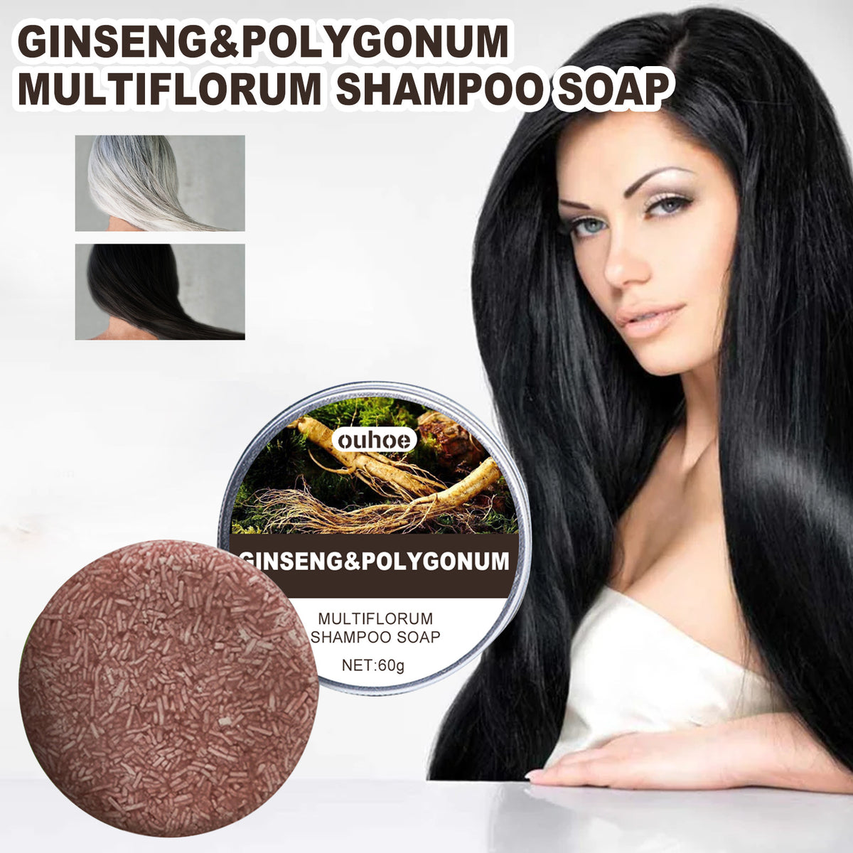 Ginseng Hair root repair soap Angelwarriorfitness.com