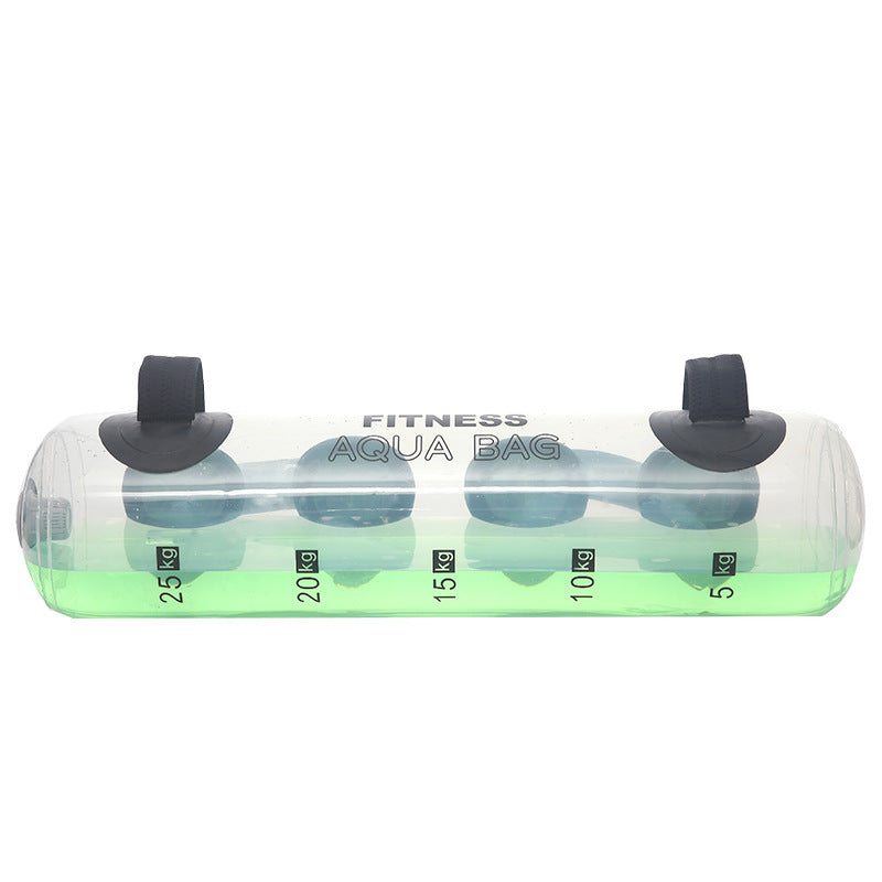 Transparent Cylindrical Weight-bearing Fitness Water Dumbbell Fitness Exercise Training Weightlifting Equipment Angelwarriorfitness.com