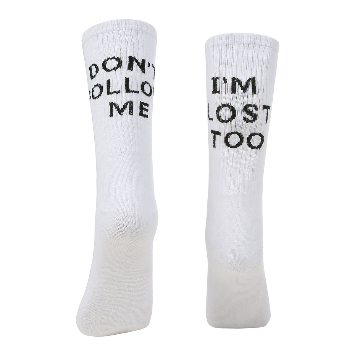 Don't follow me socks