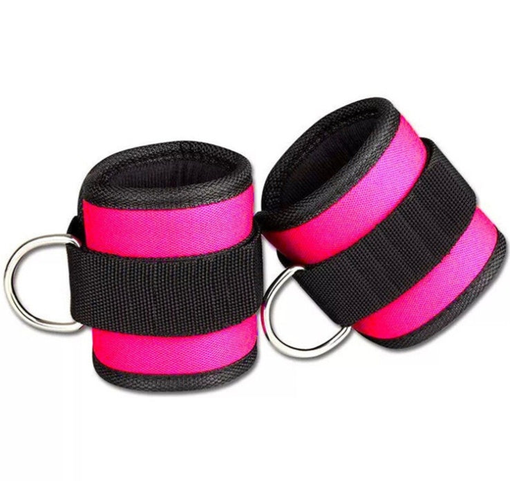 New D-ring Ankle Strap Buckle Adjustable Ankle Weights Gym Leg Ankle Cuffs Power Weight Lifting Fitness Rope 1/2PC Angelwarriorfitness.com