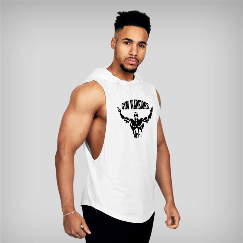 Waistcoat Vest Hipster Sportsman Summer Hooded Gym Angelwarriorfitness.com