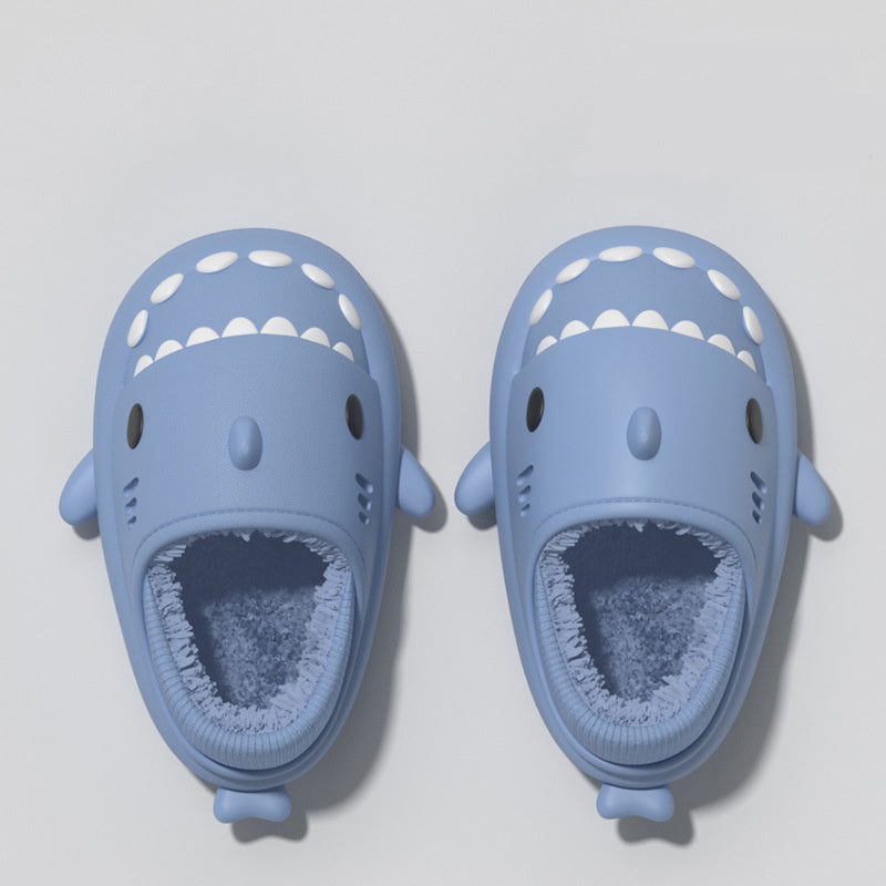 Shark Slippers Warm Winter House Shoes Couple Angelwarriorfitness.com