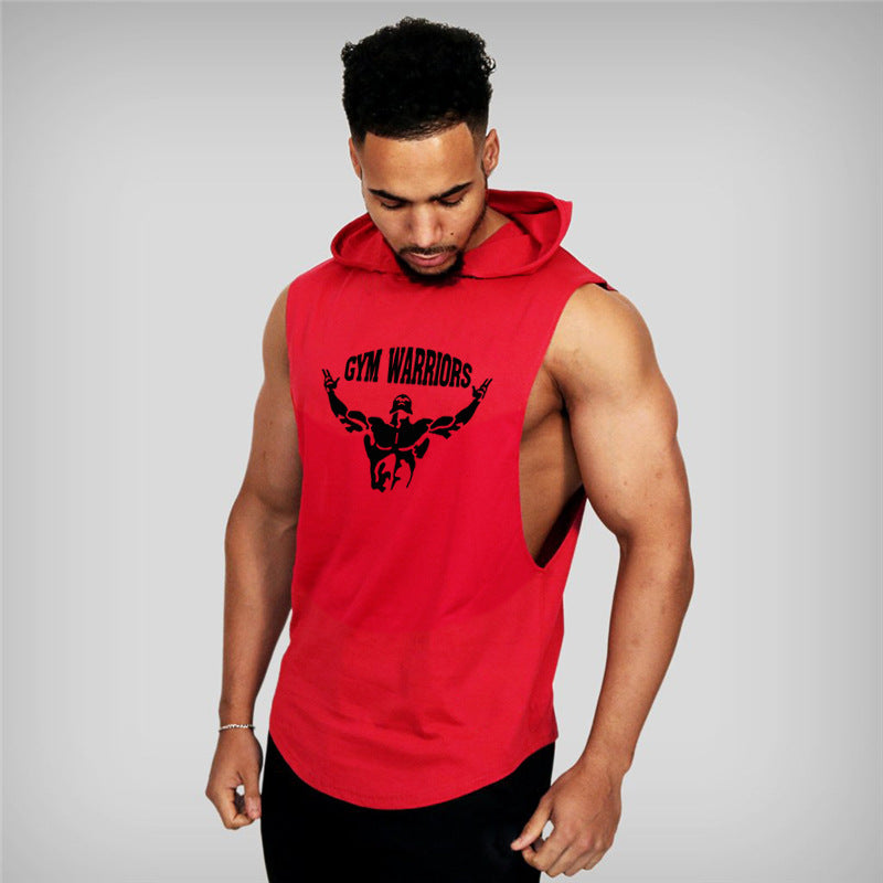 Waistcoat Vest Hipster Sportsman Summer Hooded Gym Angelwarriorfitness.com