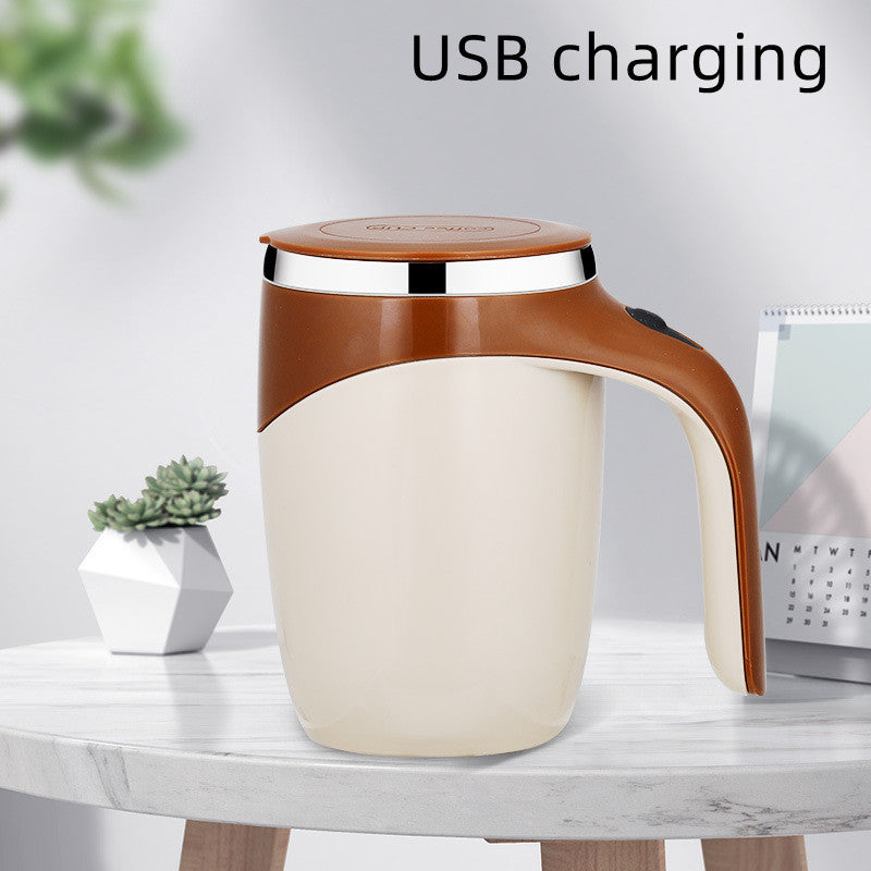 Rechargeable Model Automatic Stirring Cup Coffee Cup High Value Electric Stirring Cup Lazy Milkshake Rotating Magnetic Water Cup Angelwarriorfitness.com