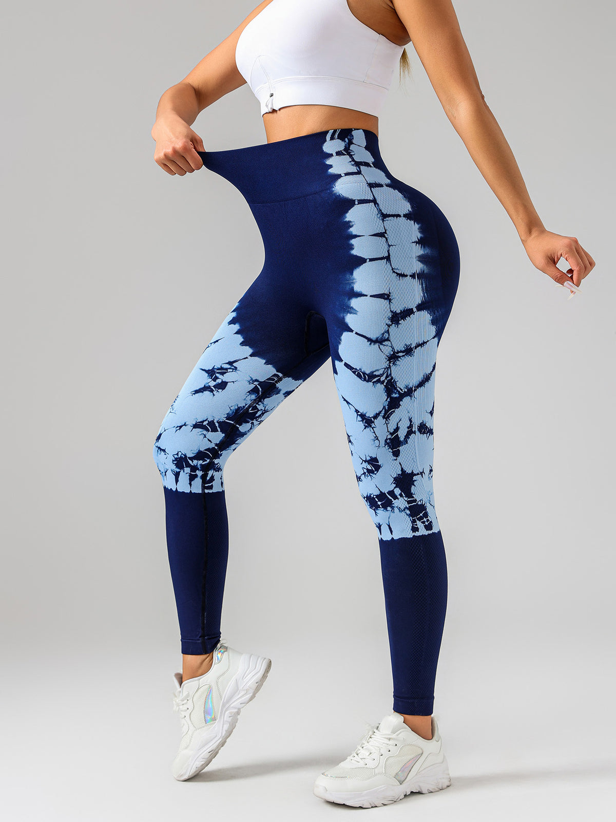 Tie-dye Women's Yoga Leggings With High Waistband, Moisture-Wicking, And Stretchy, Perfect For Outdoor Activities And Fitness Angelwarriorfitness.com