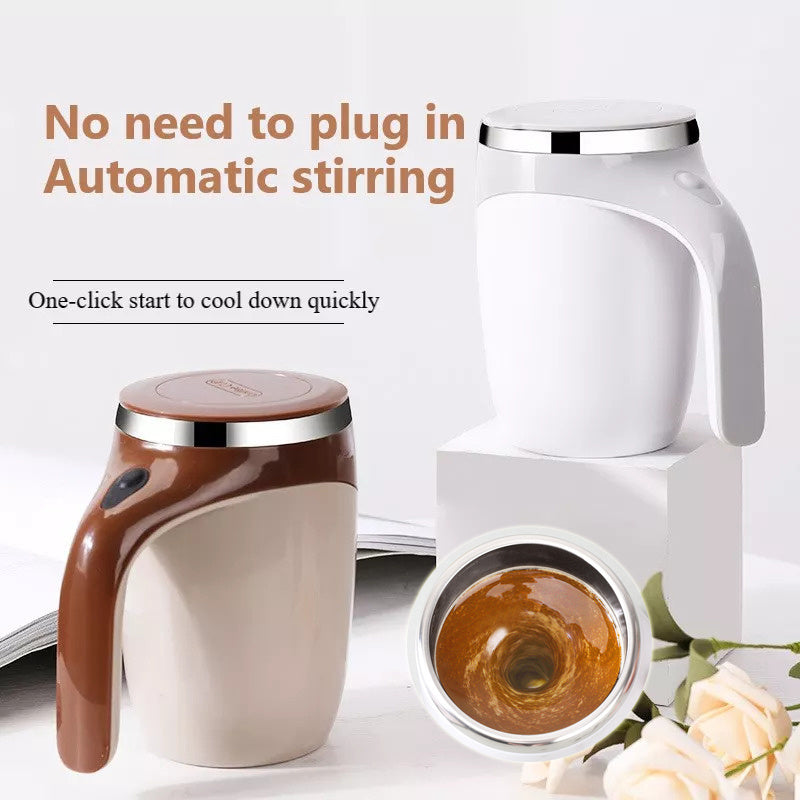 Rechargeable Model Automatic Stirring Cup Coffee Cup High Value Electric Stirring Cup Lazy Milkshake Rotating Magnetic Water Cup Angelwarriorfitness.com