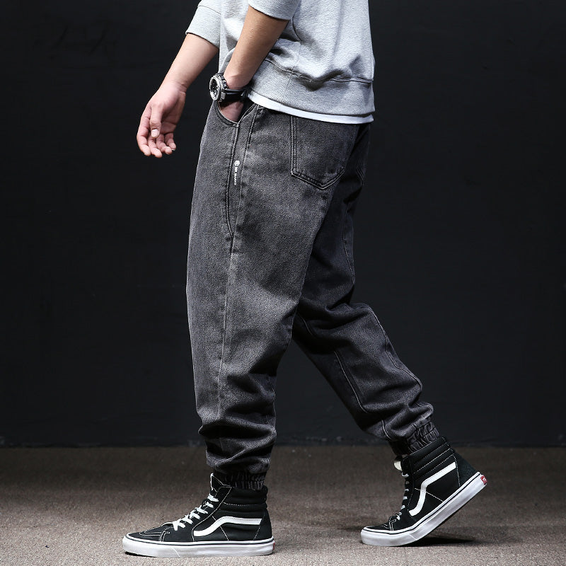 Fallwinter Tooling Jeans Mens Loose Harem Angelwarriorfitness.com