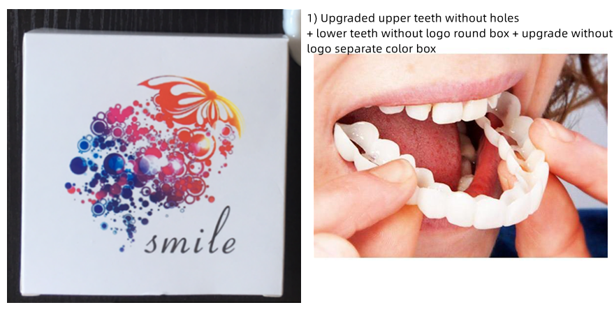 Simulation Whitening Lower Row Braces Teeth Whitening Kit Upper Row Dentures Braces Angelwarriorfitness.com