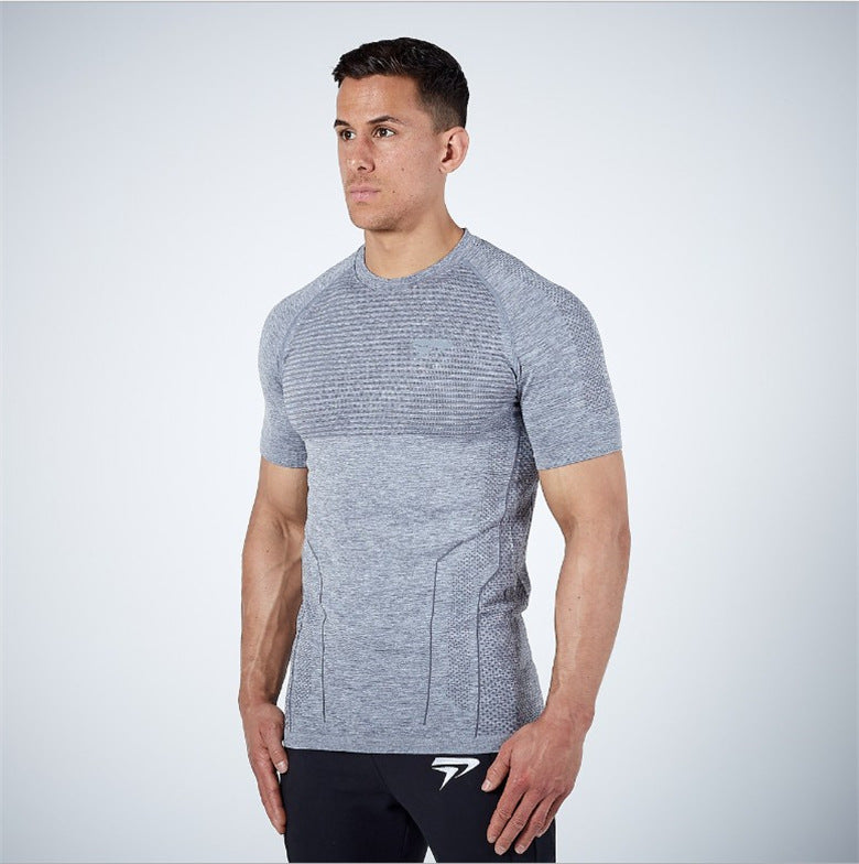 Muscle new men's cotton sports T-shirt Angelwarriorfitness.com