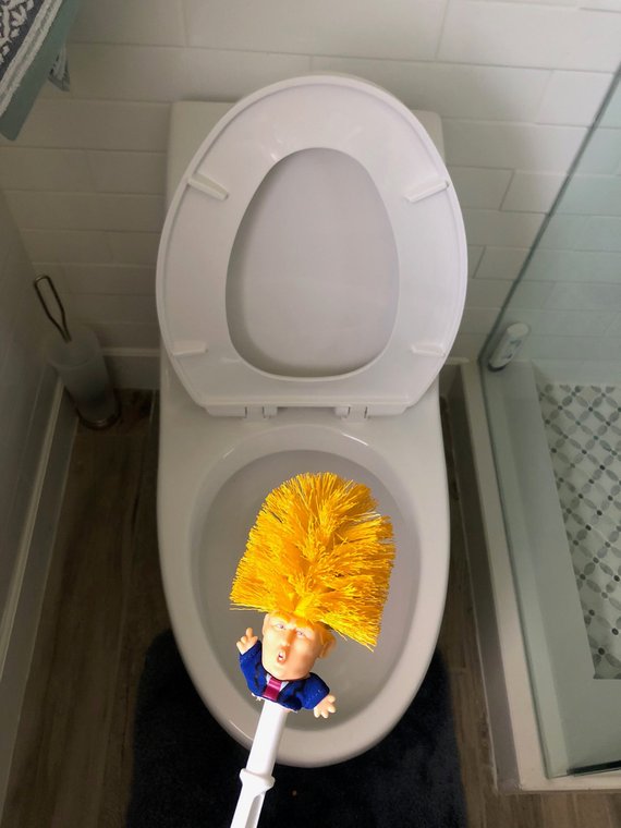 Funny Donald Trump Toilet Brush Angelwarriorfitness.com