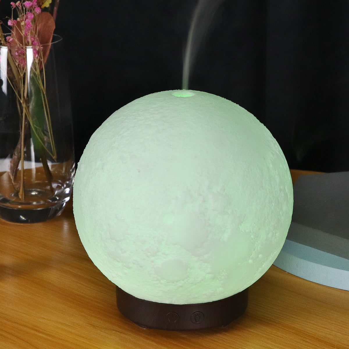 Moon Light Ultrasonic Humidifier Aroma Diffuser Angelwarriorfitness.com