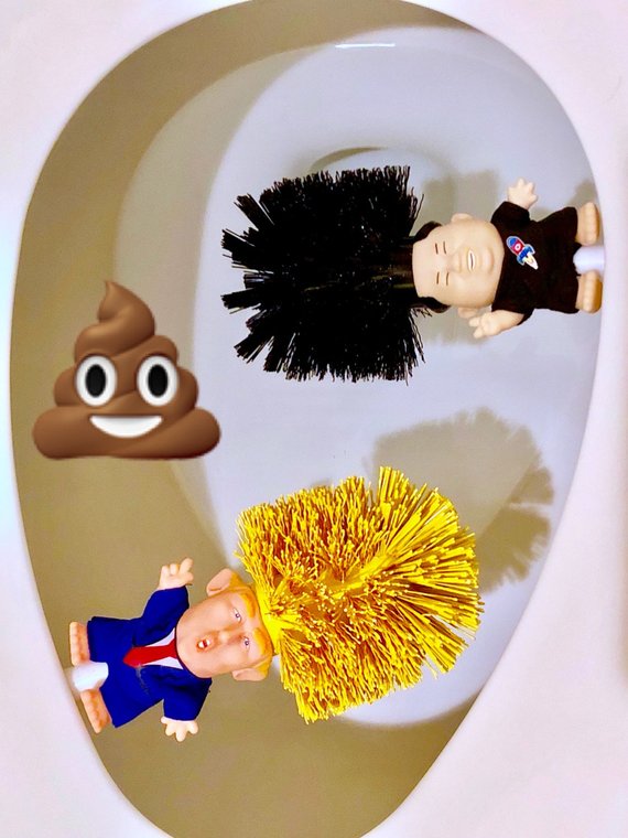 Funny Donald Trump Toilet Brush Angelwarriorfitness.com