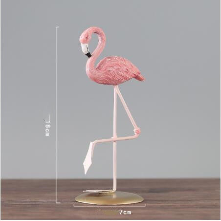 Flamingo ornament stand art statue art gift Angelwarriorfitness.com