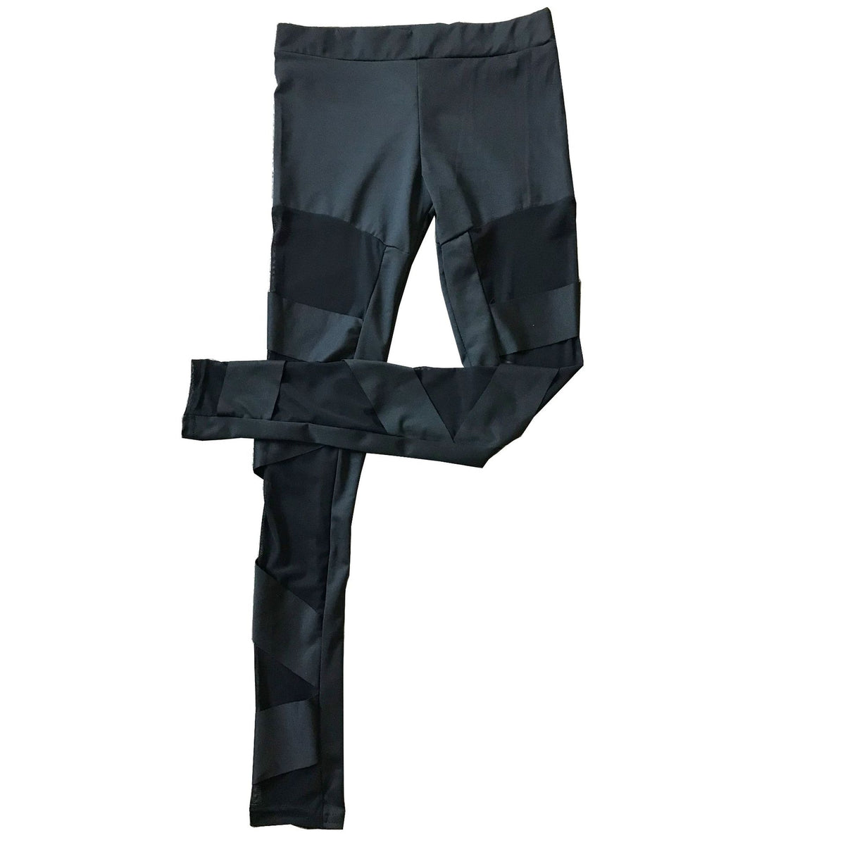 Mesh cross-bundled leggings Angelwarriorfitness.com