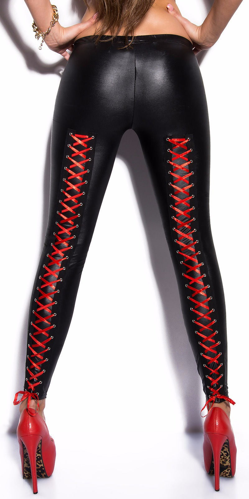 Low-rise lace-up leggings Angelwarriorfitness.com