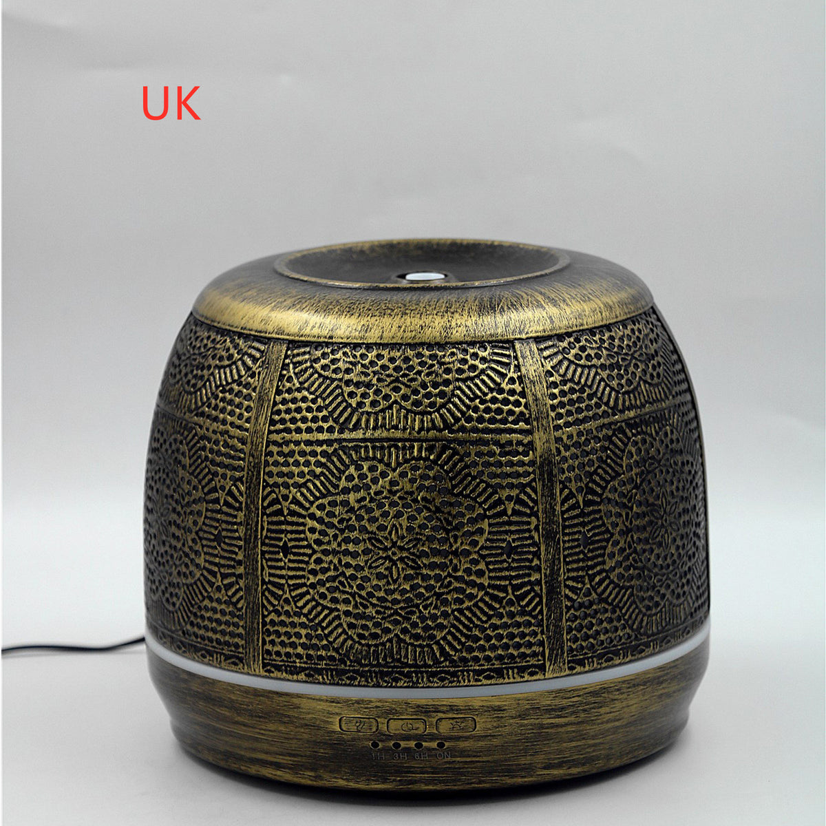 Wrought Iron Hollow Aroma Diffuser Humidifier Office Mute Aroma Diffuser Angelwarriorfitness.com