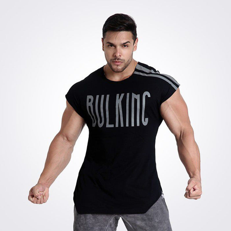 Muscle Fitness Brothers Sleeveless Vest Men's Loose Fitness T-Shirt Angelwarriorfitness.com