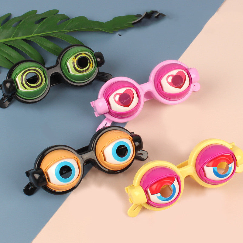 Crazy Eyes Glasses Toy Supplies Kids Party Favor Funny Pranks Glasses Angelwarriorfitness.com