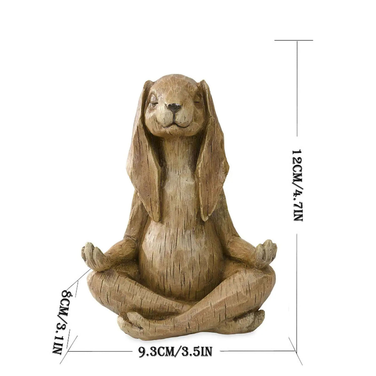 Yoga Space Gift Art Deco Animal Buddha Statue Resin Rabbit Buddha Angelwarriorfitness.com