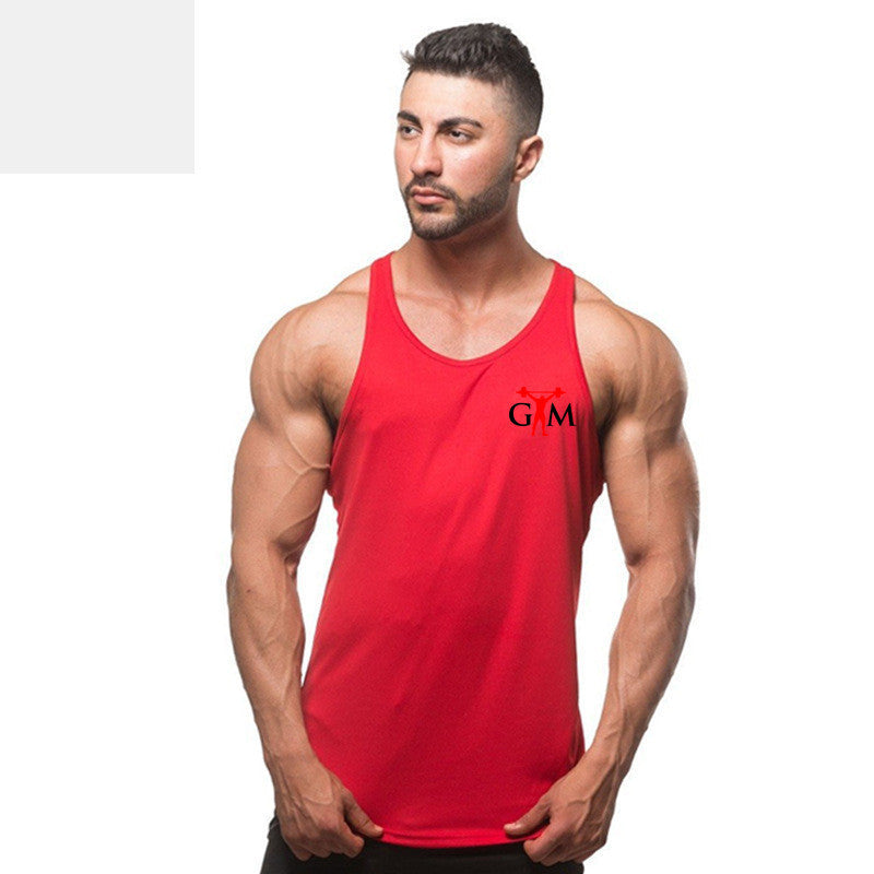 Singlet Shirt Cotton Muscle Guys Undershirt for Boy Vest Gyms Clothing Bodybuilding Angelwarriorfitness.com