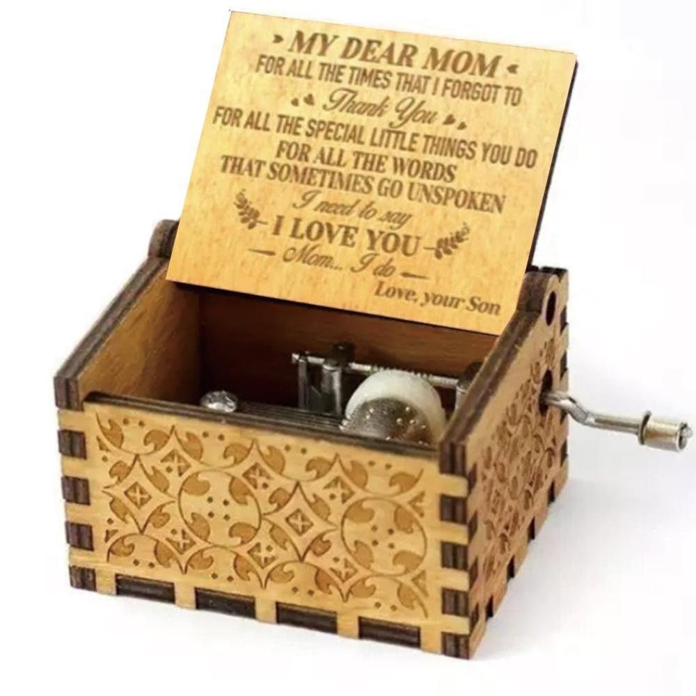 Music-Box Decor Gift Wooden Sunshine Birthday Christmas My Love Mom Dad B7Q5 Send Anonymous Angelwarriorfitness.com