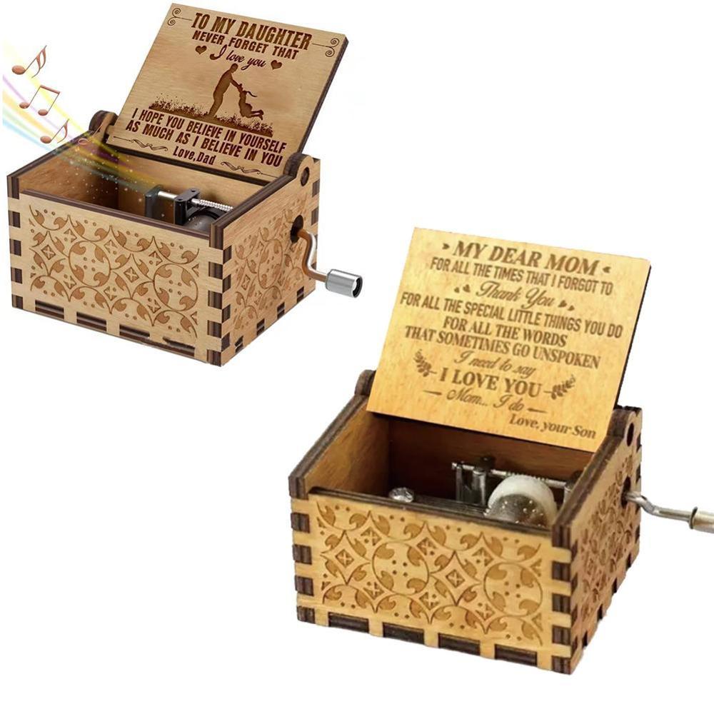 Music-Box Decor Gift Wooden Sunshine Birthday Christmas My Love Mom Dad B7Q5 Send Anonymous Angelwarriorfitness.com