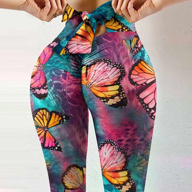 Hip-Lifting Sweatpants Leggings Women's Yoga Pants Stretch Fitness Pants Angelwarriorfitness.com