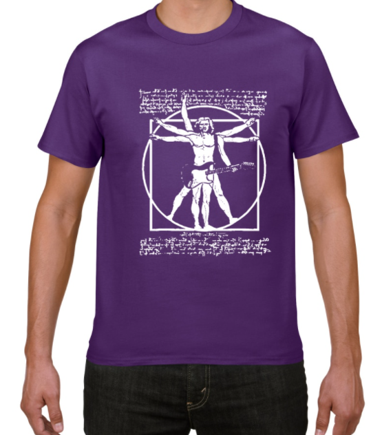 Drums Da Vinci Funny T Shirt Men Vitruvian Man Drummer Angelwarriorfitness.com