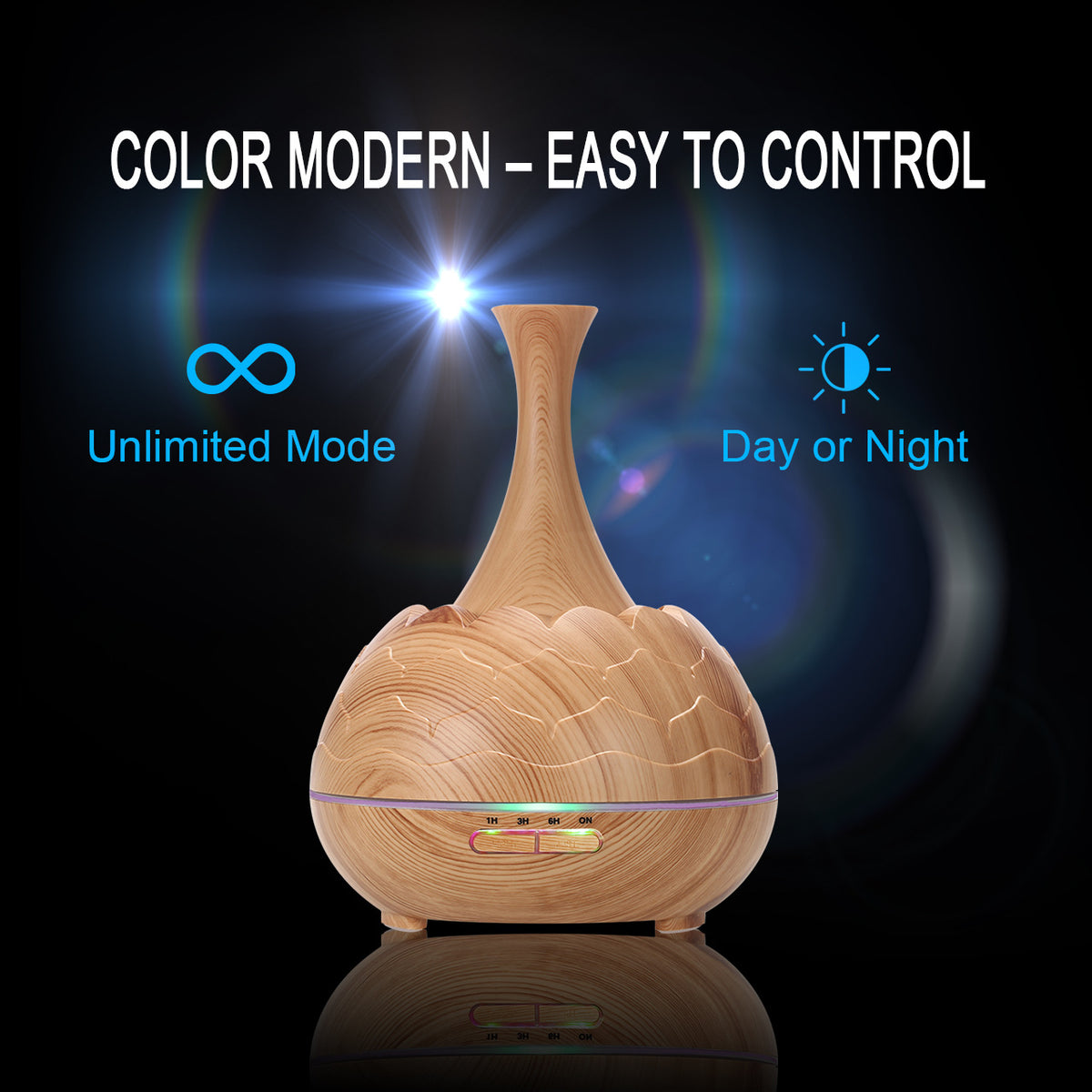 Wood grain aroma diffuser Angelwarriorfitness.com