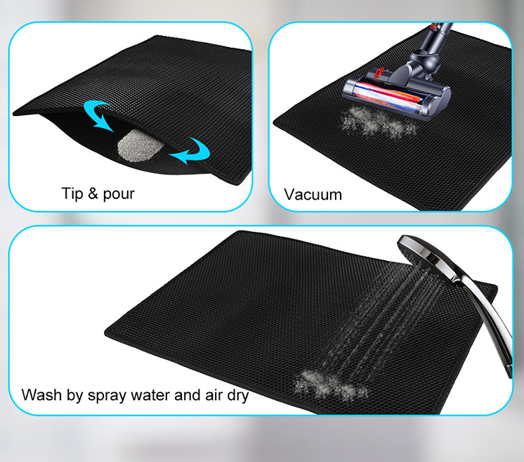 Cat Litter Pad Honeycomb Cat Pad Waterproof Urine Proof Pad Pet Supplies Angelwarriorfitness.com