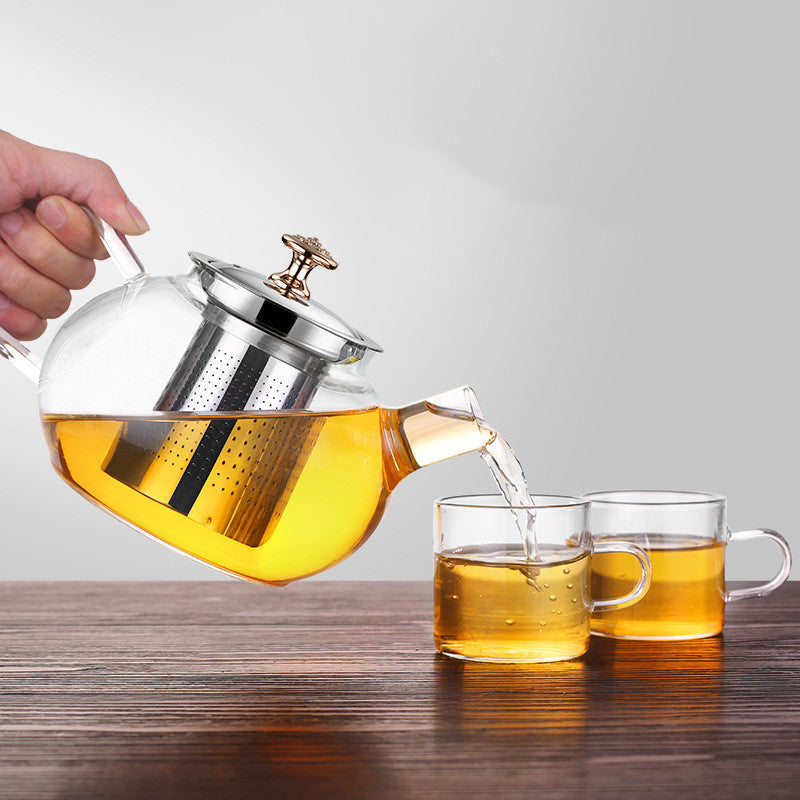 Thickened High Borosilicate Glass Teapot Angelwarriorfitness.com