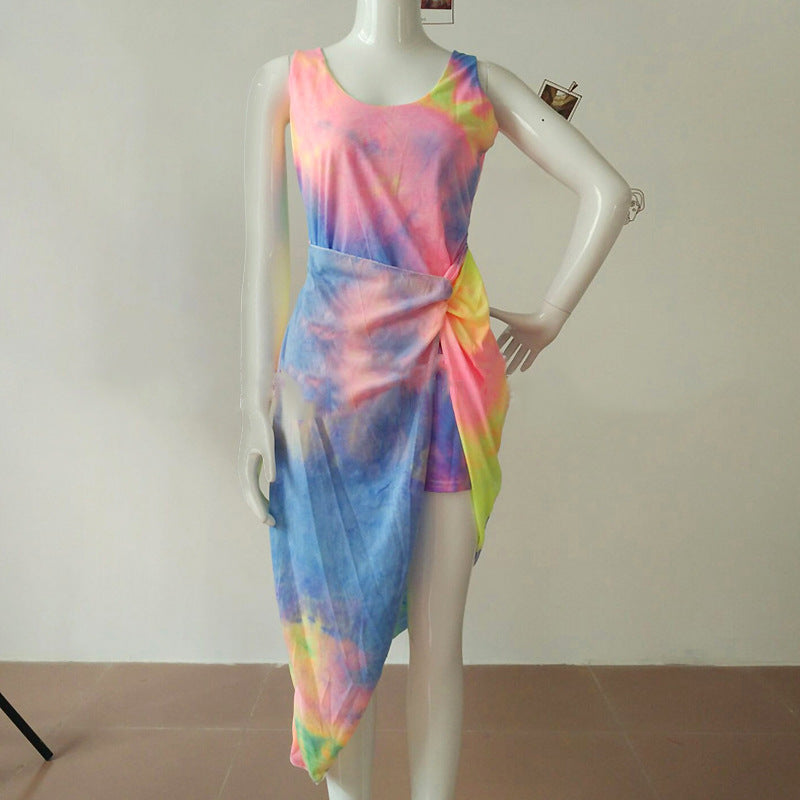 Rainbow gradient dress Angelwarriorfitness.com