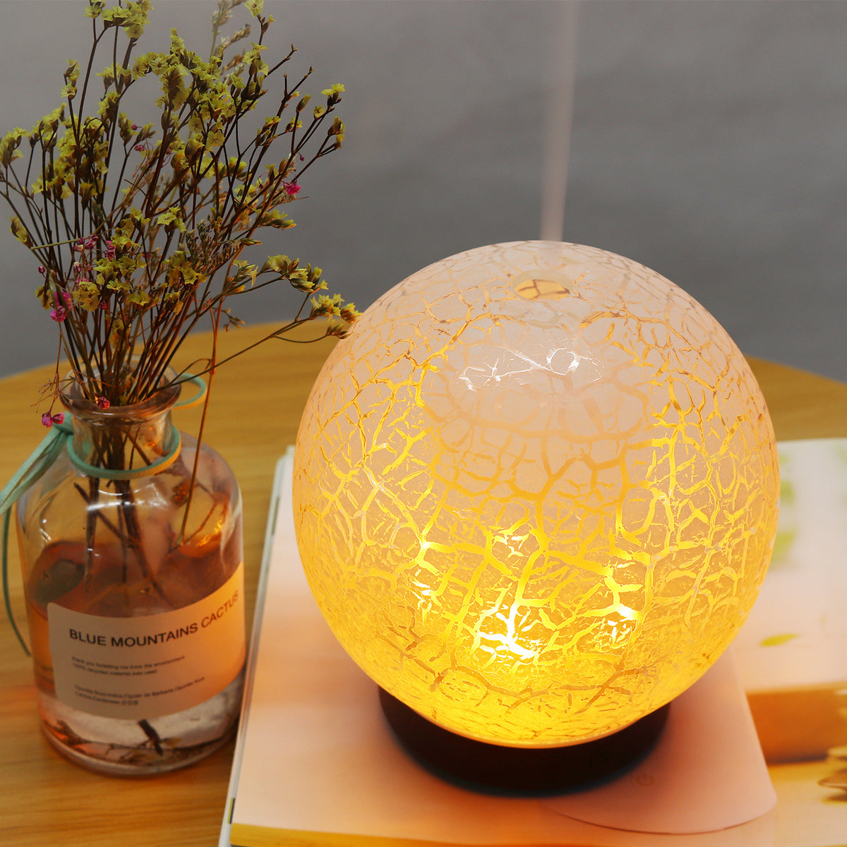 Bowling Glass Aroma Diffuser, Ultrasonic Atomization Angelwarriorfitness.com