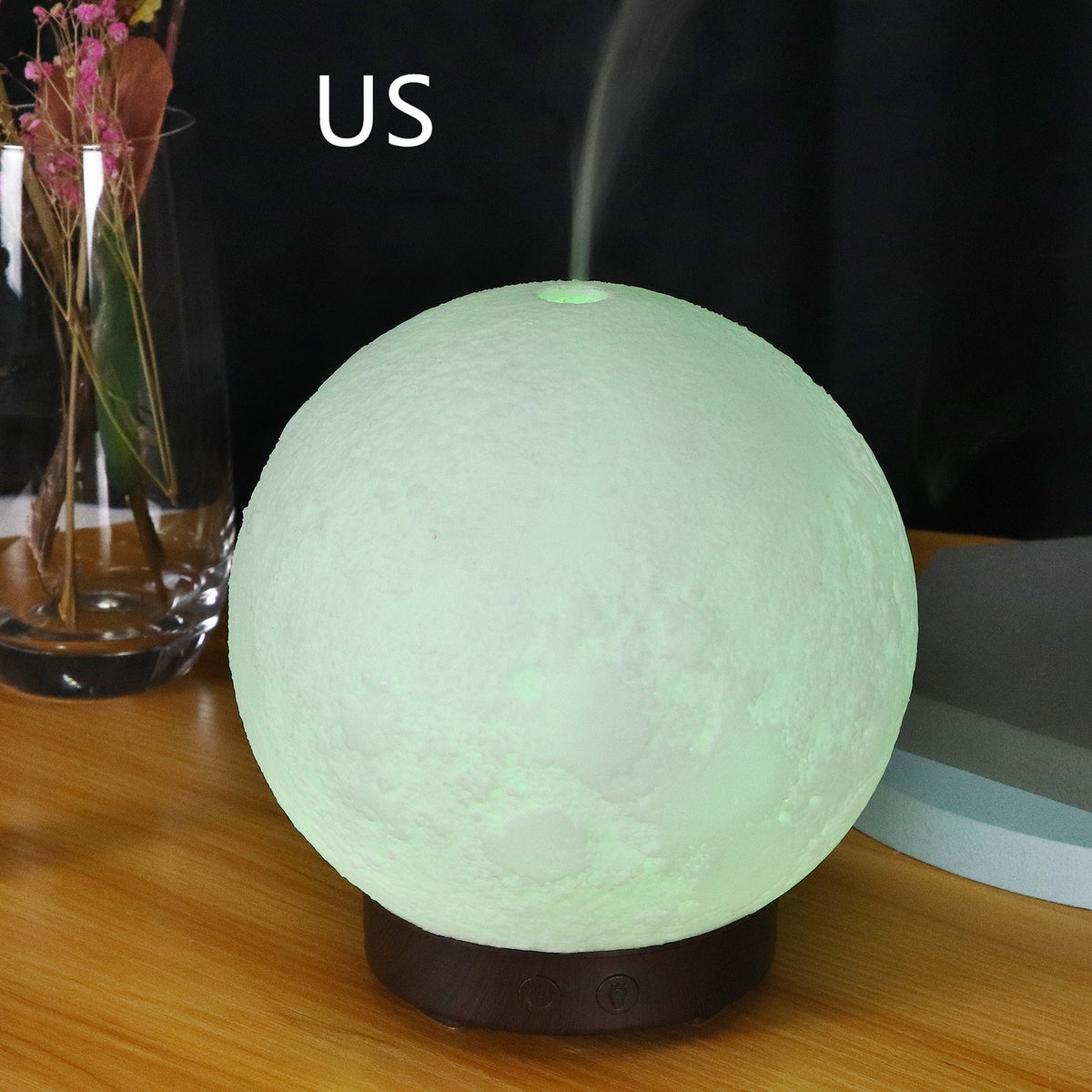 Moon Light Ultrasonic Humidifier Aroma Diffuser Angelwarriorfitness.com