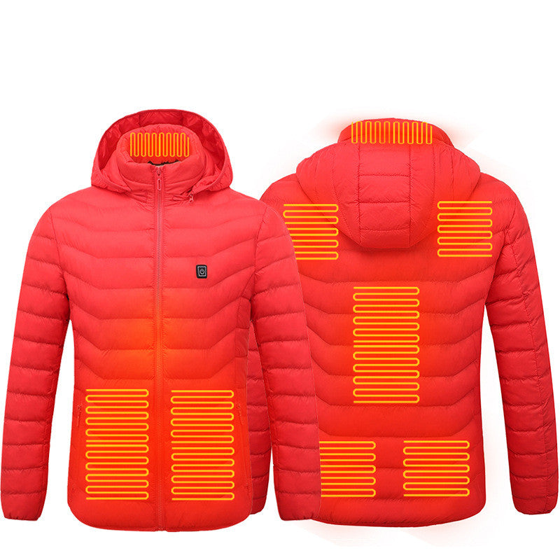 New Heated Jacket Coat USB Electric Jacket Cotton Coat Heater Thermal Clothing Heating Vest Men's Clothes Winter Angelwarriorfitness.com