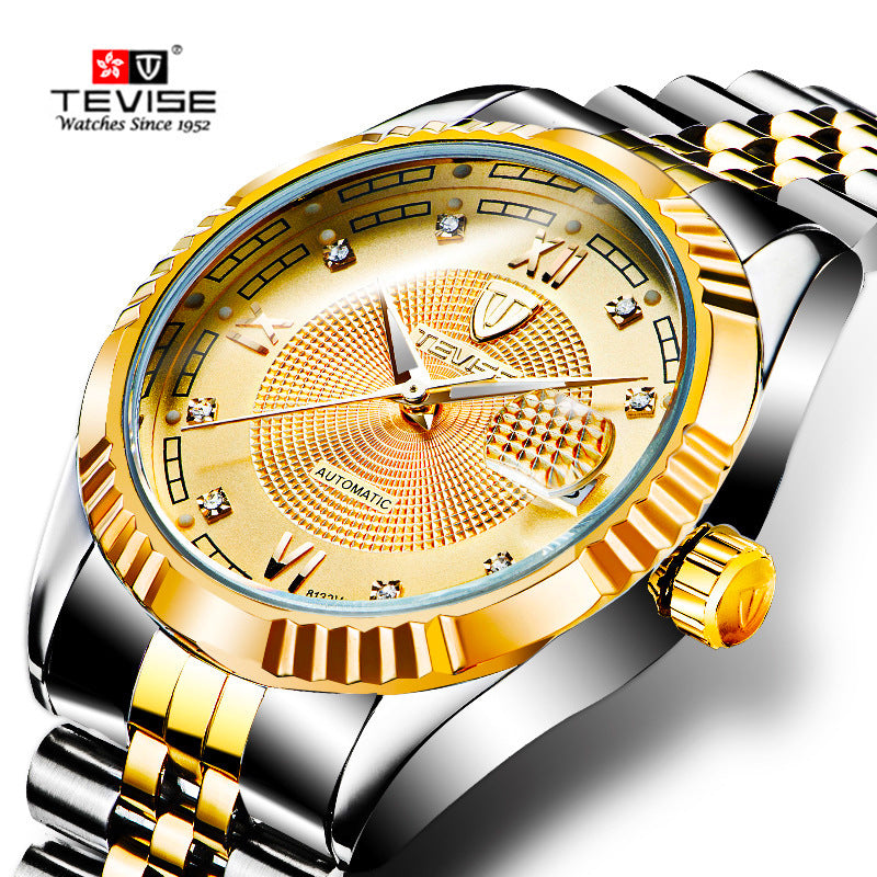 The Explosion OfTeweisi Mens Watch New Waterproof Fashion Mens Watch Automatic Mechanical Watches Angelwarriorfitness.com