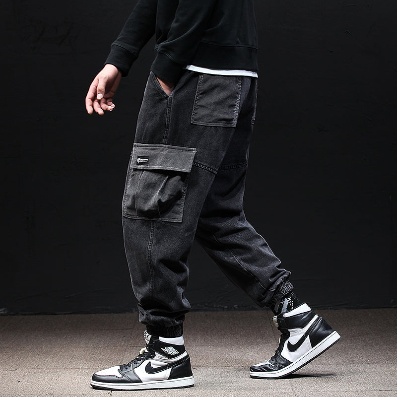 Fallwinter Tooling Jeans Mens Loose Harem Angelwarriorfitness.com