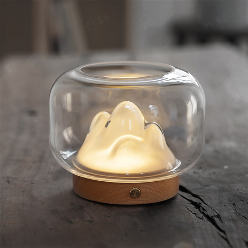 Warm Mountain Desktop Night Light Angelwarriorfitness.com