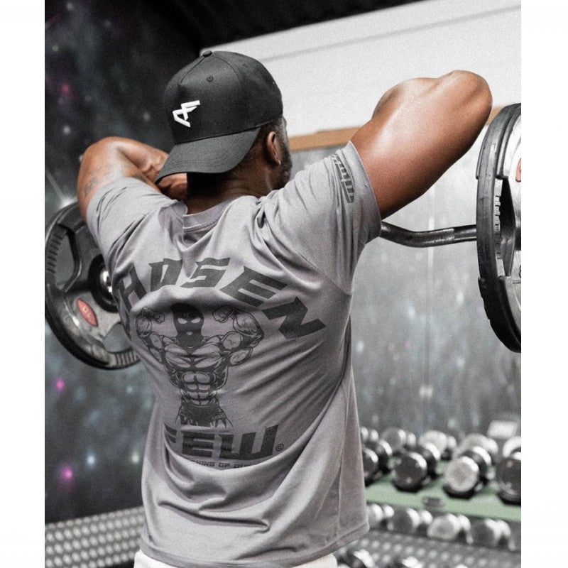 Muscle Fitness Short Sleeve Running Casual T-shirt Angelwarriorfitness.com