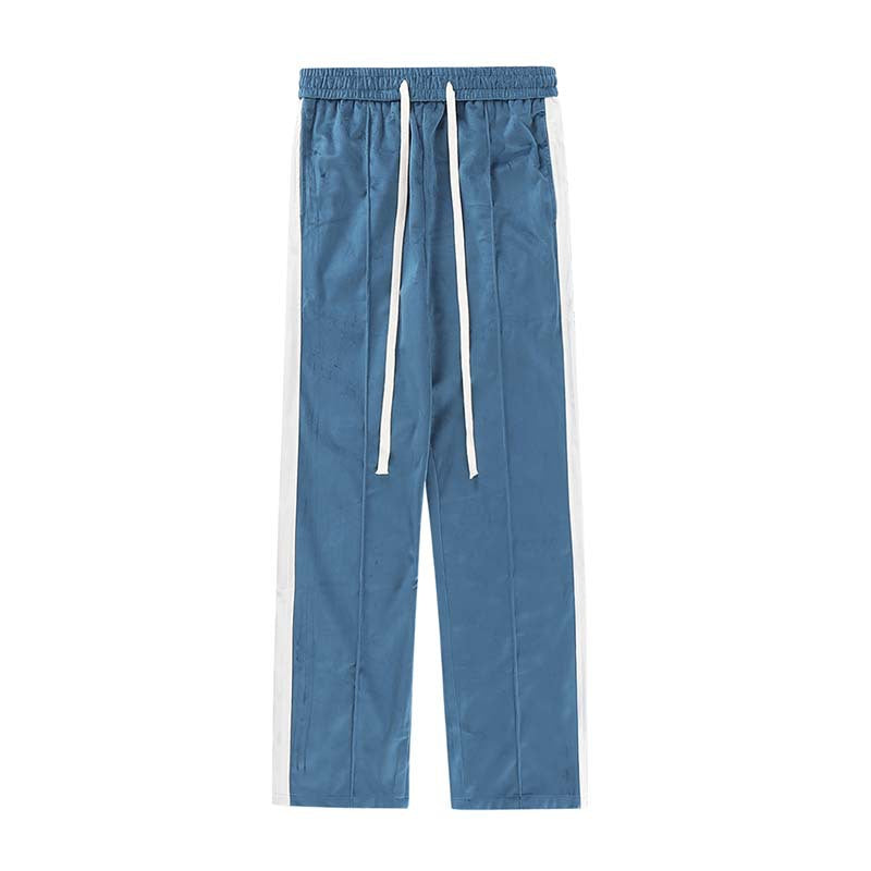 Mens Loose-fitting Casual Retro Clash Pants Angelwarriorfitness.com