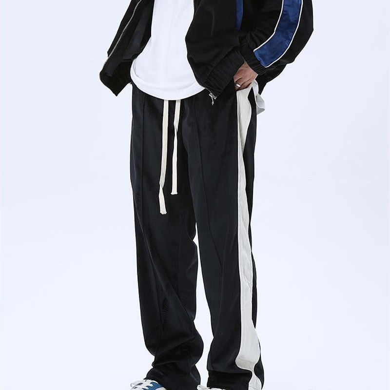 Mens Loose-fitting Casual Retro Clash Pants Angelwarriorfitness.com