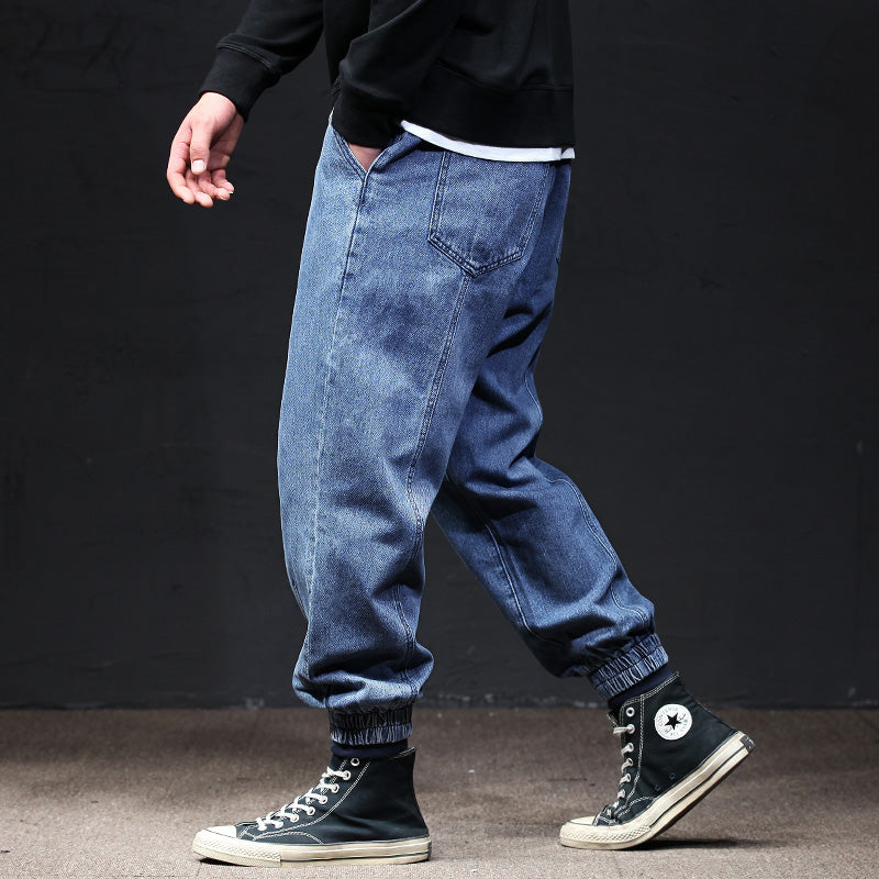 Fallwinter Tooling Jeans Mens Loose Harem Angelwarriorfitness.com