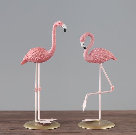 Flamingo ornament stand art statue art gift Angelwarriorfitness.com