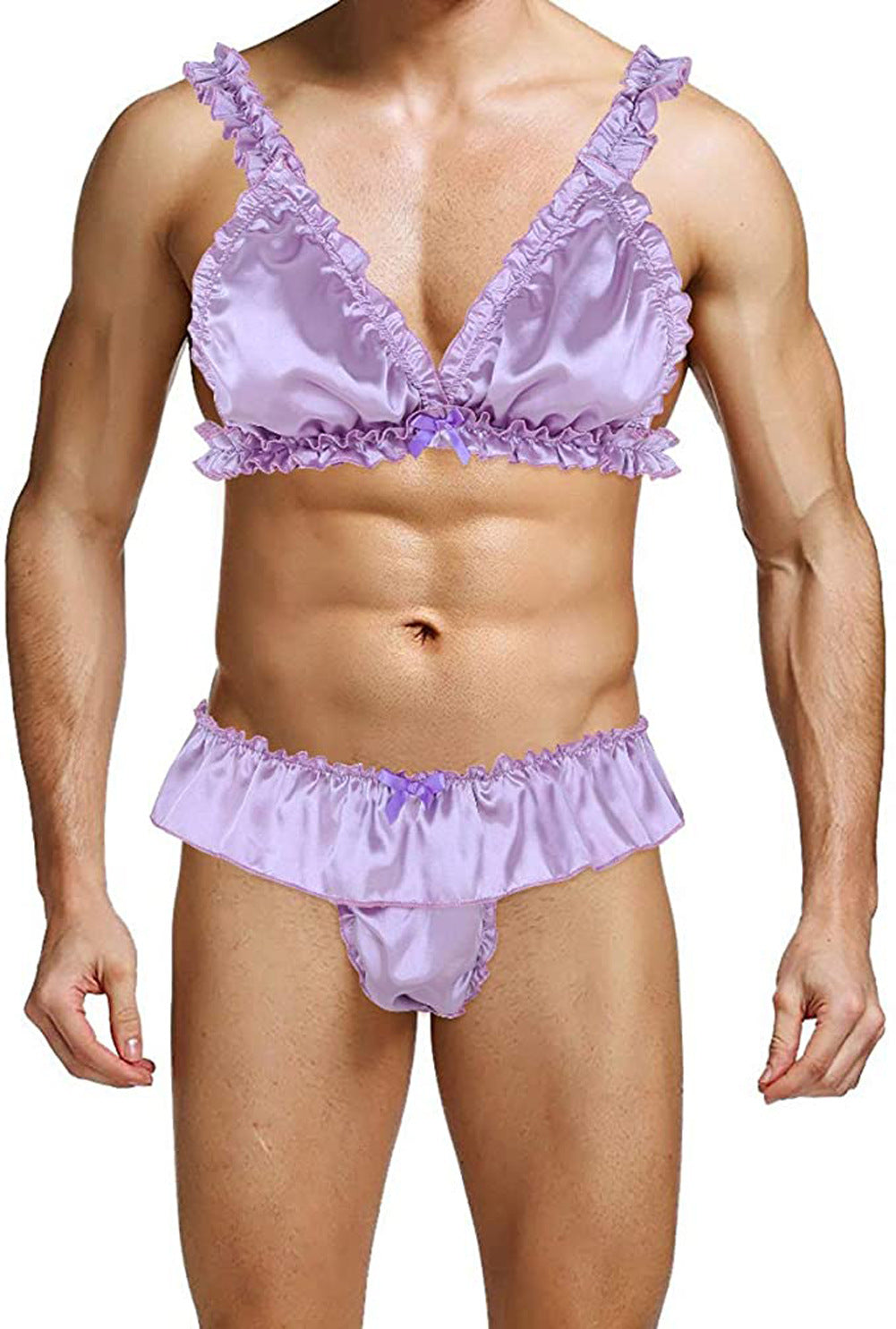 Men's Lace Bra Underwear Pseudo-girl Bra Angelwarriorfitness.com