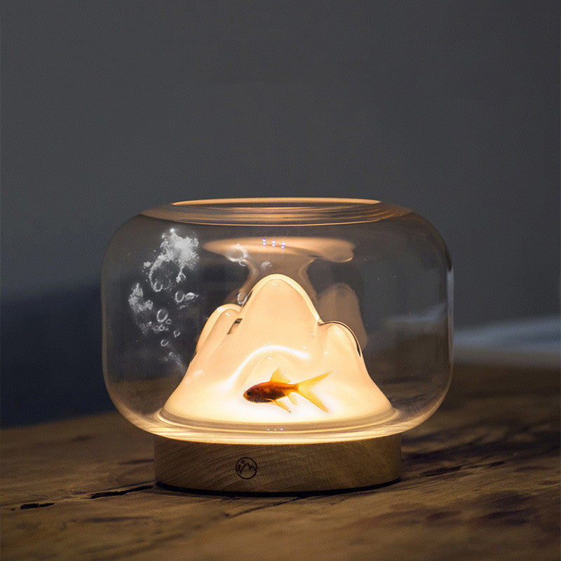 Warm Mountain Desktop Night Light Angelwarriorfitness.com